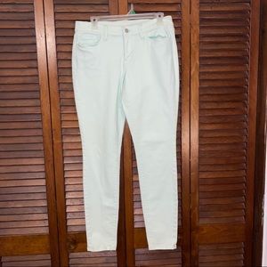 Ann Taylor Loft Mint Skinny jeans